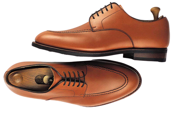 Custom shoes Miyagi Kogyo ES15 mid brown calf leather derby	