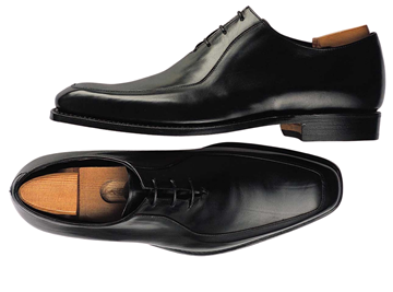 Custom shoes Miyagi Kogyo CS-108 smooth black oxford	
