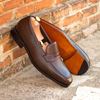 Custom loafers 3719 dark brown full grain