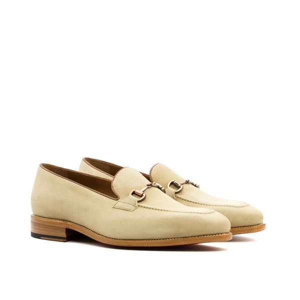 Custom loafers 3586 beige suede	