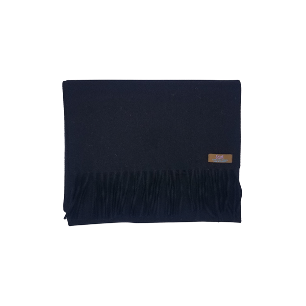 Lovat Mill angora scarf solid black	