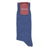 Marcoliani Milano navy on blue pin dots wool blend socks	