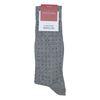 Marcoliani Milano navy on grey pin dot modal blend socks