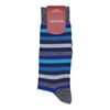 Marcoliani Milano Blue multicolor wool blend socks	