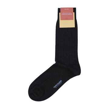 Marcoliani Milano charcoal cashmere and silk blend socks	