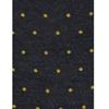 Marcoliani Milano yellow on charcoal polka dots wool blend socks	
