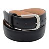 Miyagi Kogyo black embossed calf leather belt	