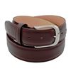 Miyagi Kogyo Burgundy smooth calf leather belt	