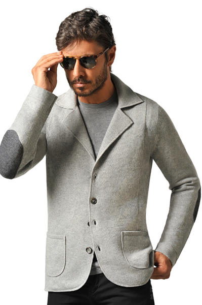 Paolamela Cashmere Jacket Style Custom cardigan 100% Cashmere Sweater - icaro Bassa
