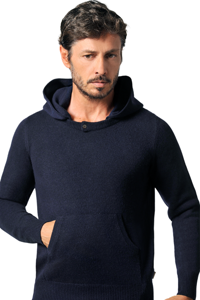 Paolamela Cashmere Custom 100% Cashmere detachable hoodie - Mariano
