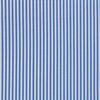 Medium Blue on White Pencil Stripes shirt fabric - A593	