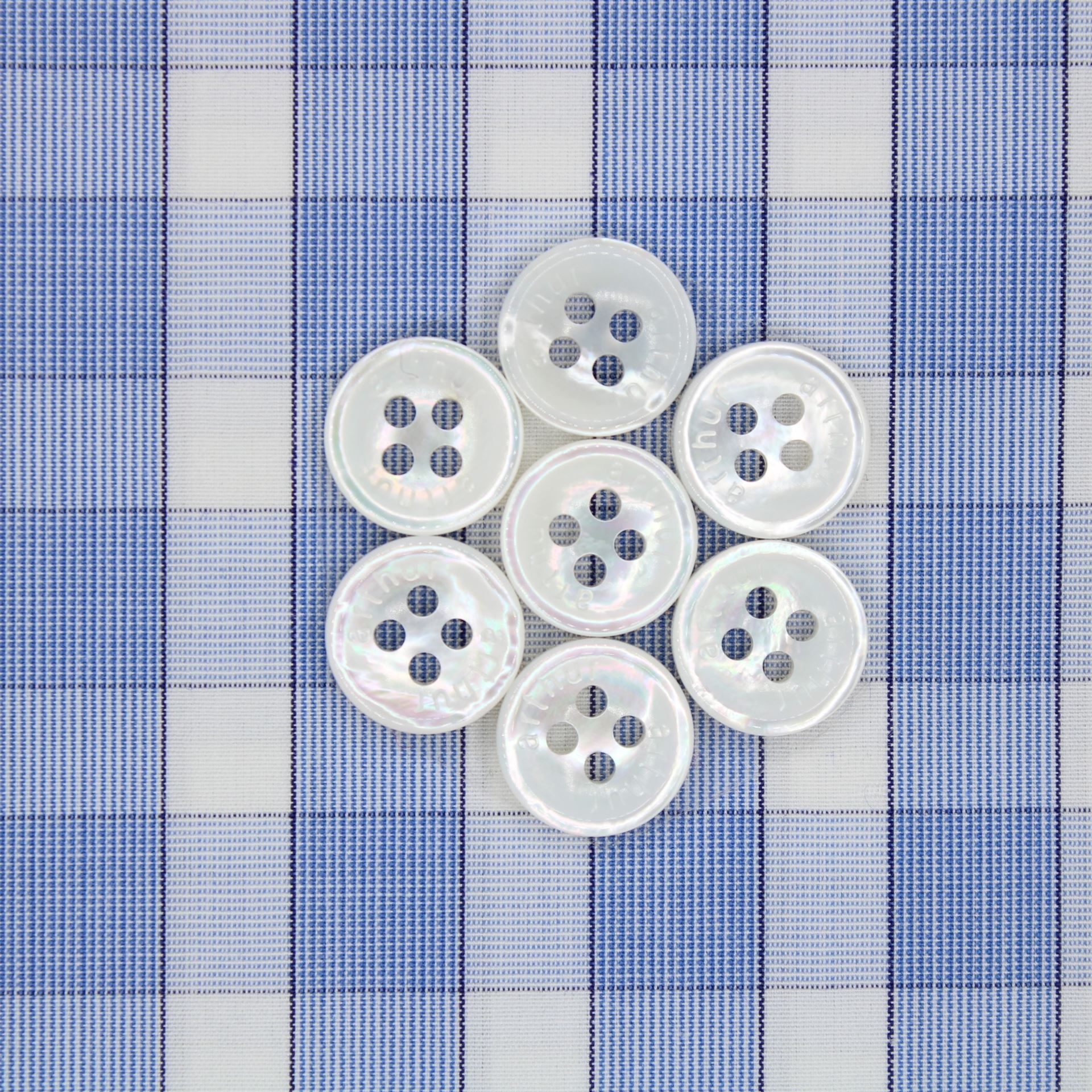 Arthur Montréal | Blue and White Large Checks