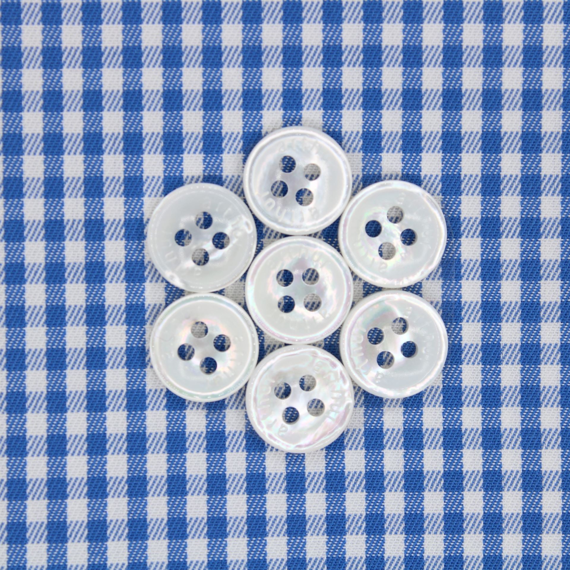 Arthur Montréal Blue and White Gingham Checks