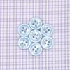 Satin Purple Checks on White shirt fabric A1134
