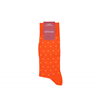 Marcoliani Milano yellow on orange polka dots cotton socks	
