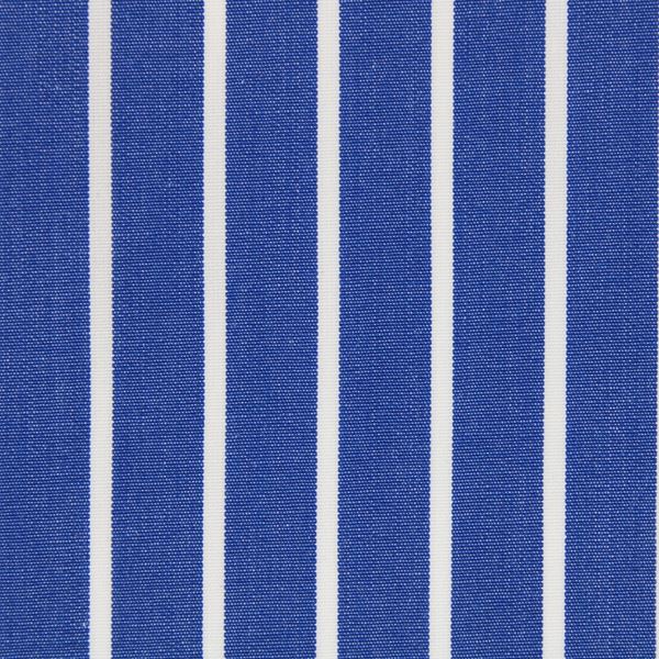 Navy and White Butcher Stripes shirt fabric T166