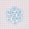 Voile Pink and Blue Checks on White shirt fabric A1143
