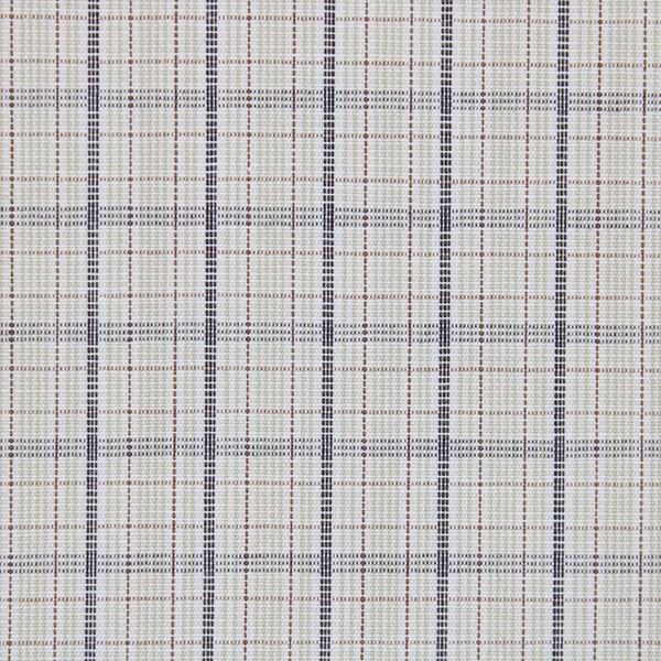 Brown and Beige Checks shirt fabric T36