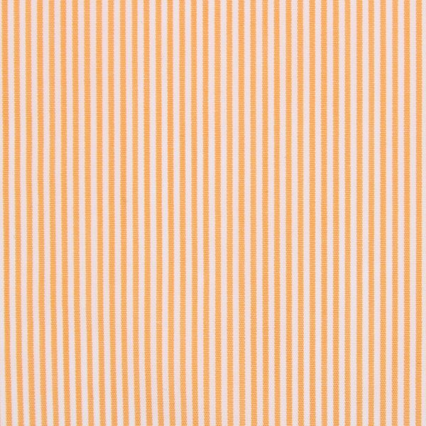 Orange and White Pencil Stripe shirt fabric G168