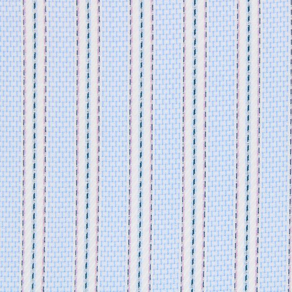 Purple and Blue Stripes shirt fabric g266
