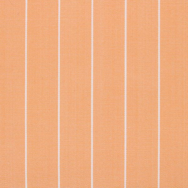 White Pinstripes on Orange shirt fabric T271