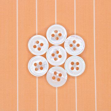 White Pinstripes on Orange shirt fabric T271
