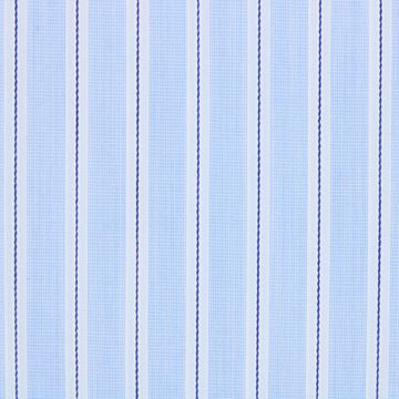 White and Navy Satin Stripes shirt fabric T300