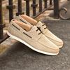 Custom boat shoes 4189 beige linen