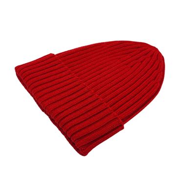 Red cashmere tuque piacenza