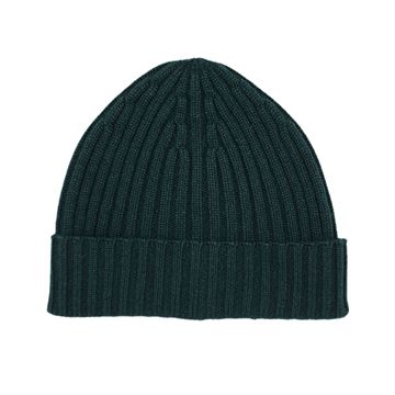 Forest Green cashmere tuque piacenza